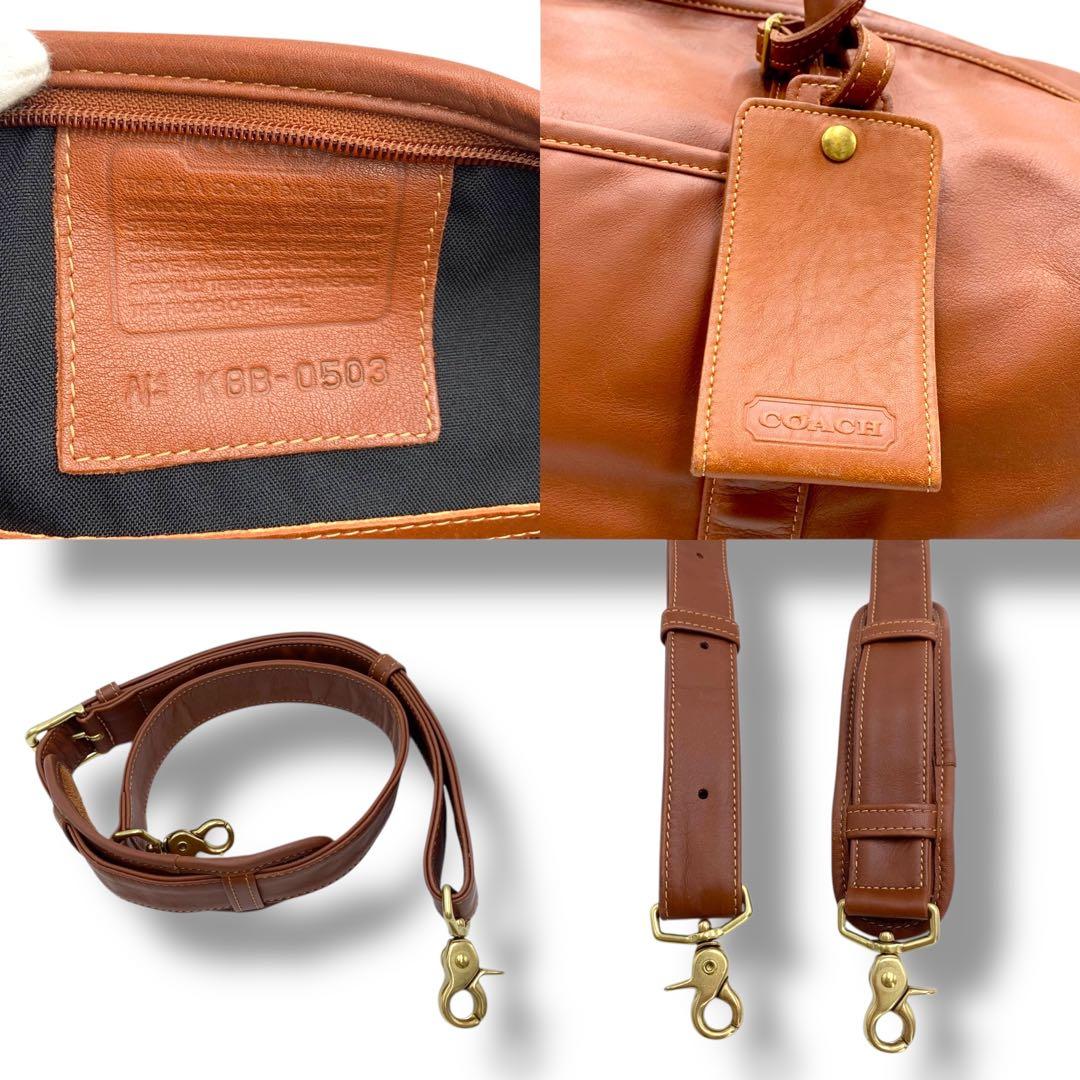 稀品・大人気✨COACH コーチ ボストンバッグ 2way ブラウン 大容量