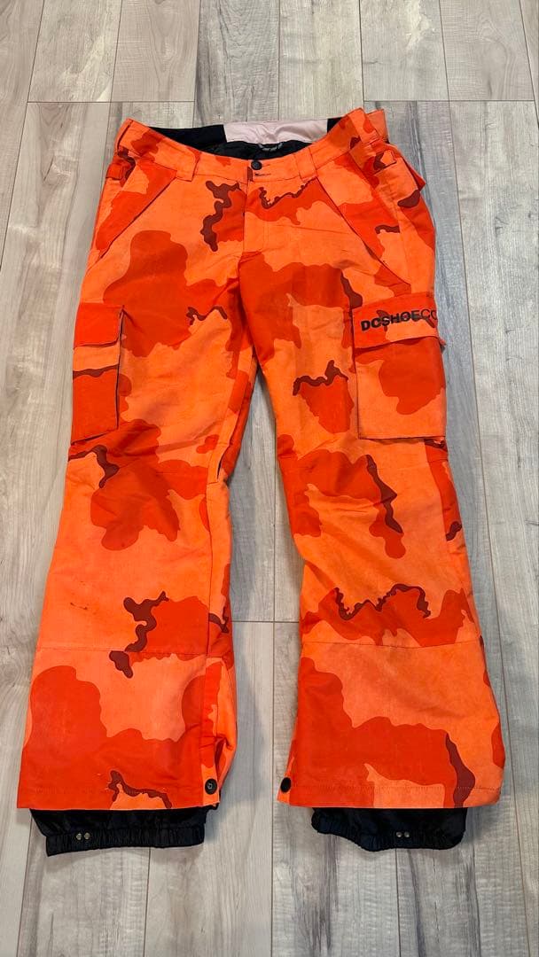 DC カモフラージュ オレンジ パンツS