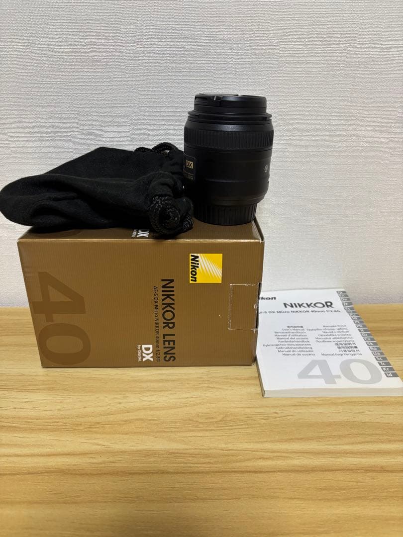 【値下げ】箱ありNikon AF-S DX NIKKOR 40mm f/2.8G