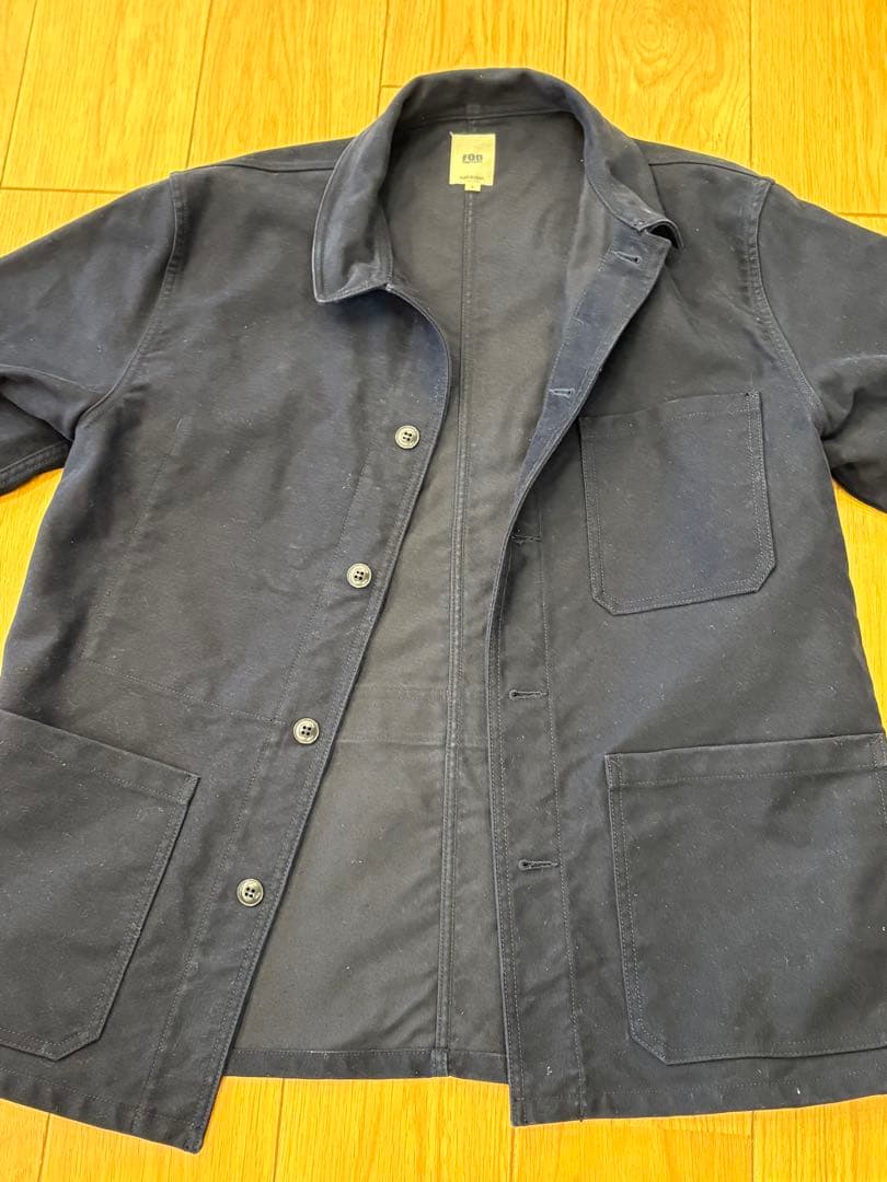 FOB FACTORY ネイビー シャツジャケット