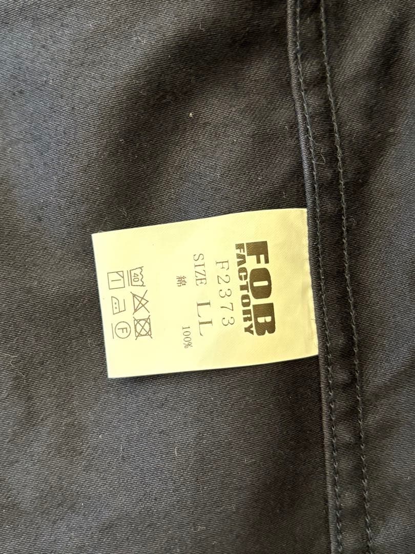 FOB FACTORY ネイビー シャツジャケット
