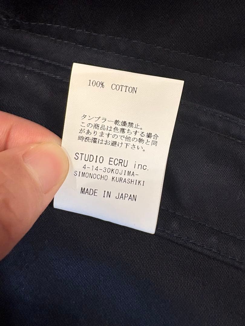 FOB FACTORY ネイビー シャツジャケット