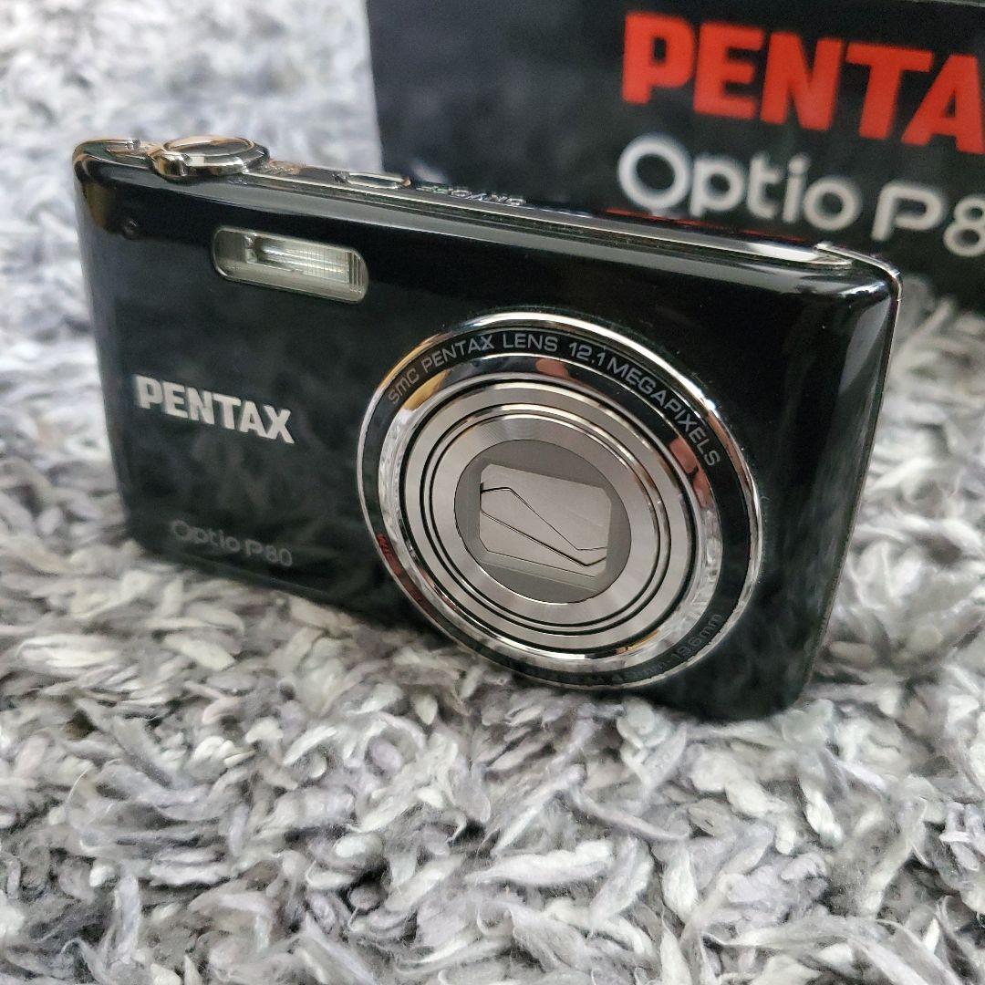 PENTAX デジカメ Optio P80 コンデジ 付属あり