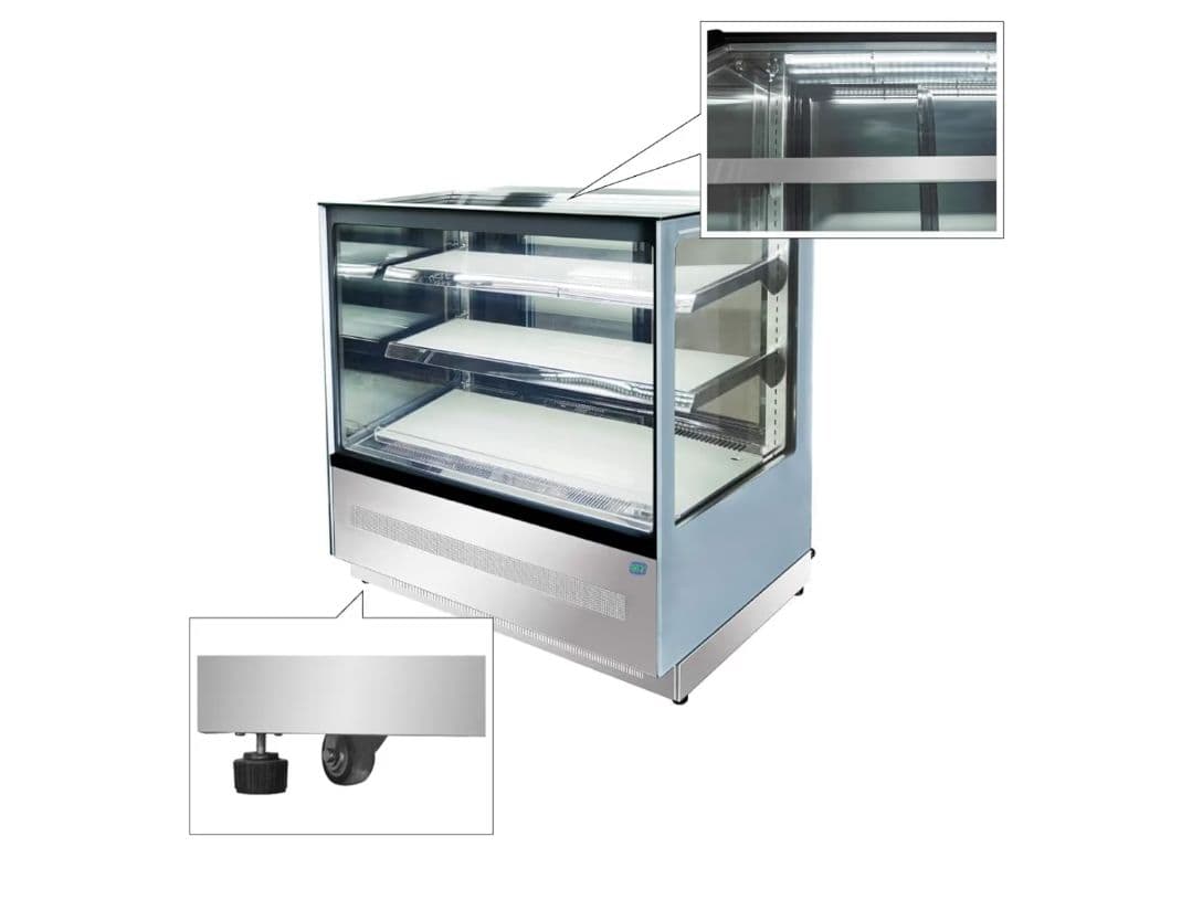 業務用(ジェーシーエム)RIT 対面冷蔵ショーケースRITS-202T 454L