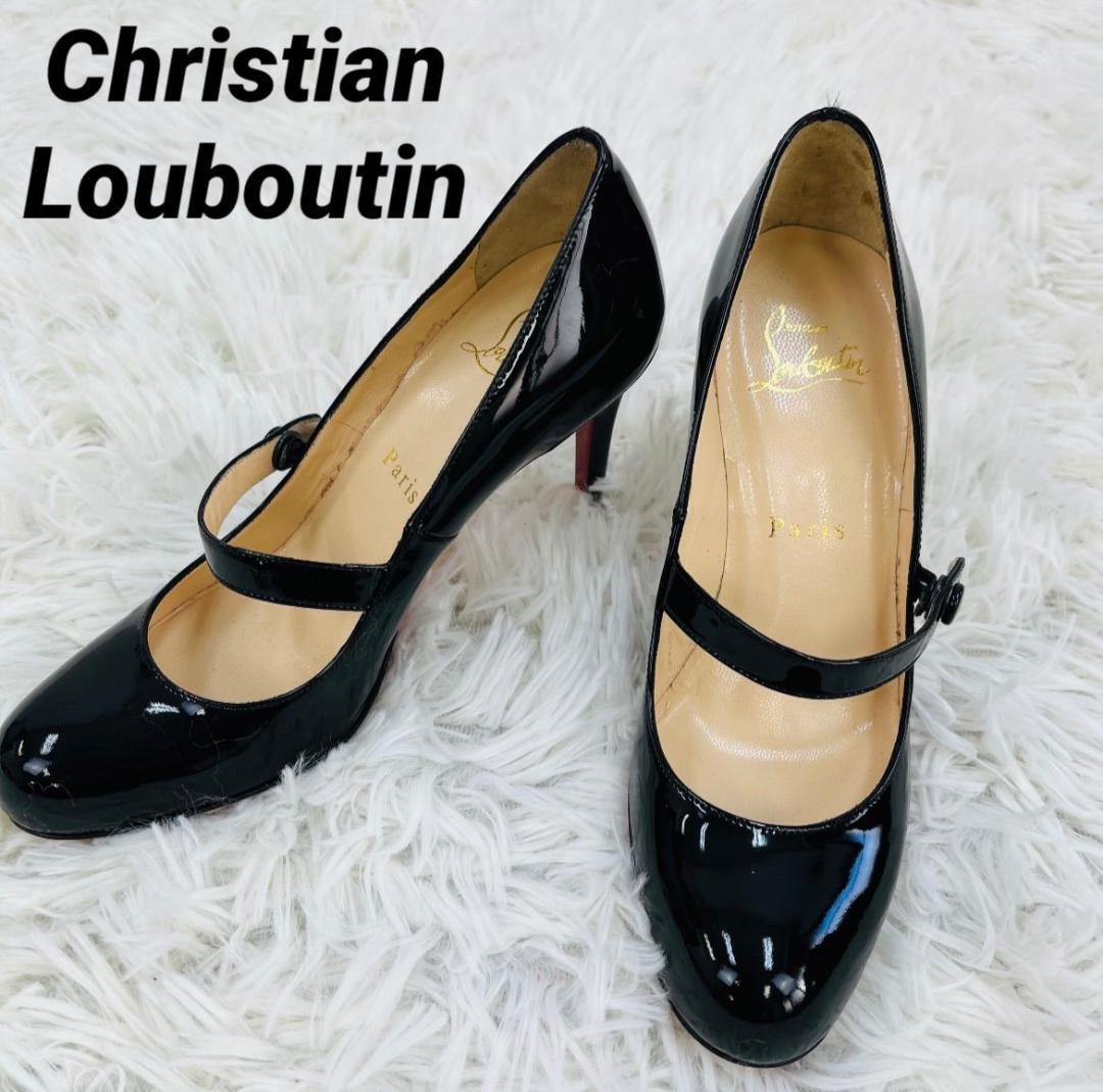 Christian Louboutin 21.5cm ブラック ハイヒール