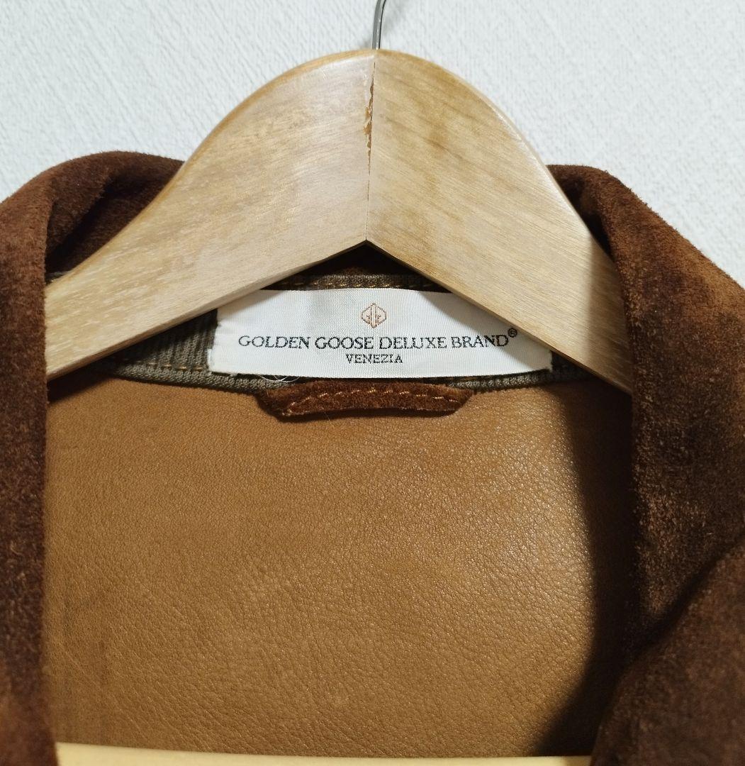 木村拓哉着用　ゴールデングース スエード レザージャケット