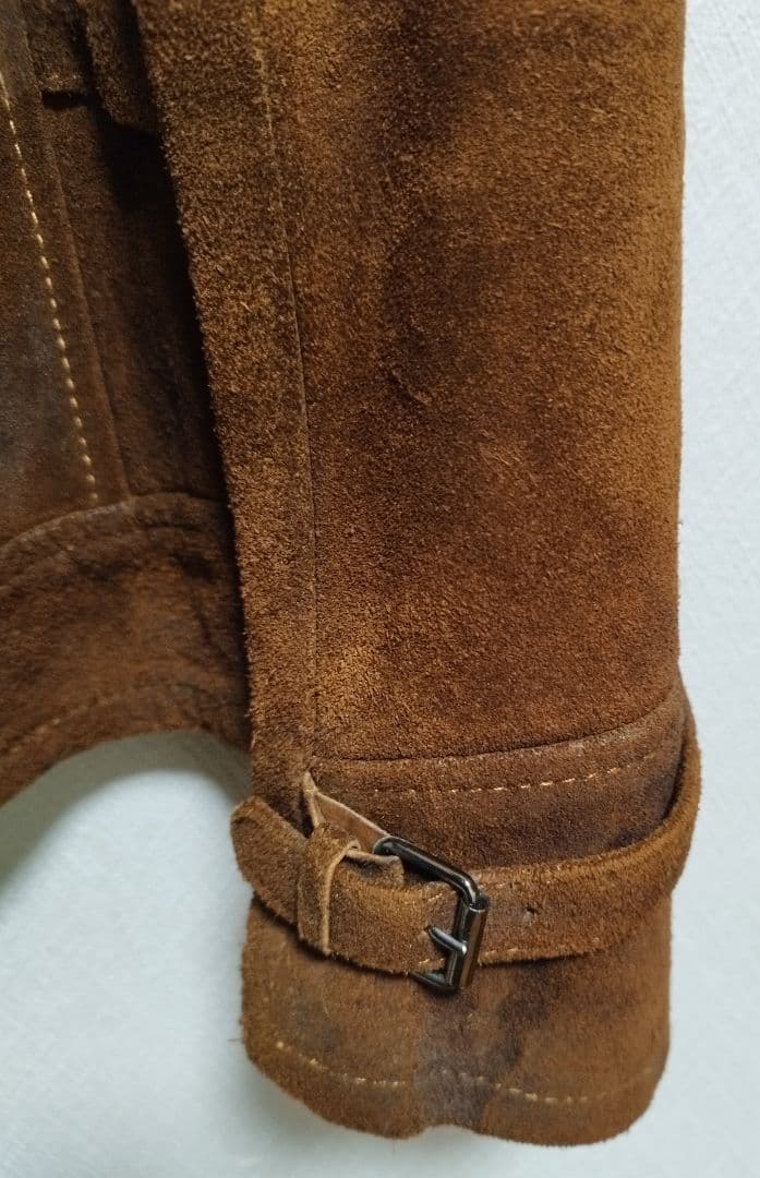 木村拓哉着用　ゴールデングース スエード レザージャケット