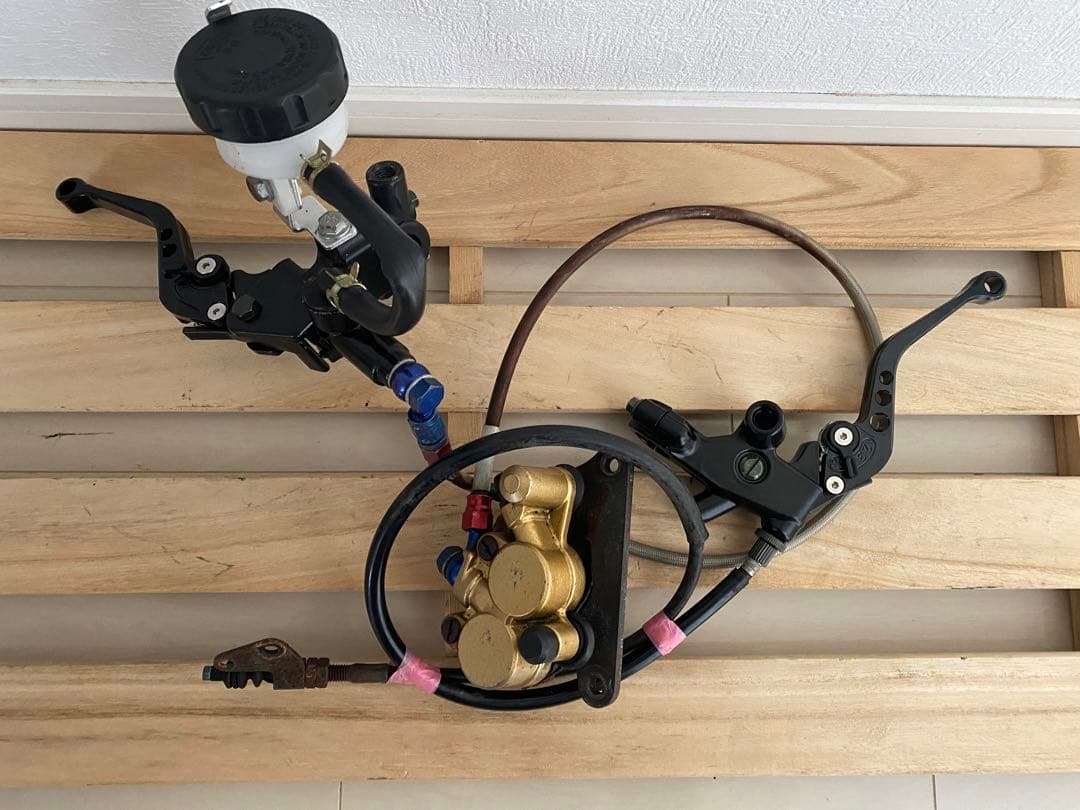 NS-1 NSR50 NS50F 別体マスター　フロントブレーキワイヤーセット