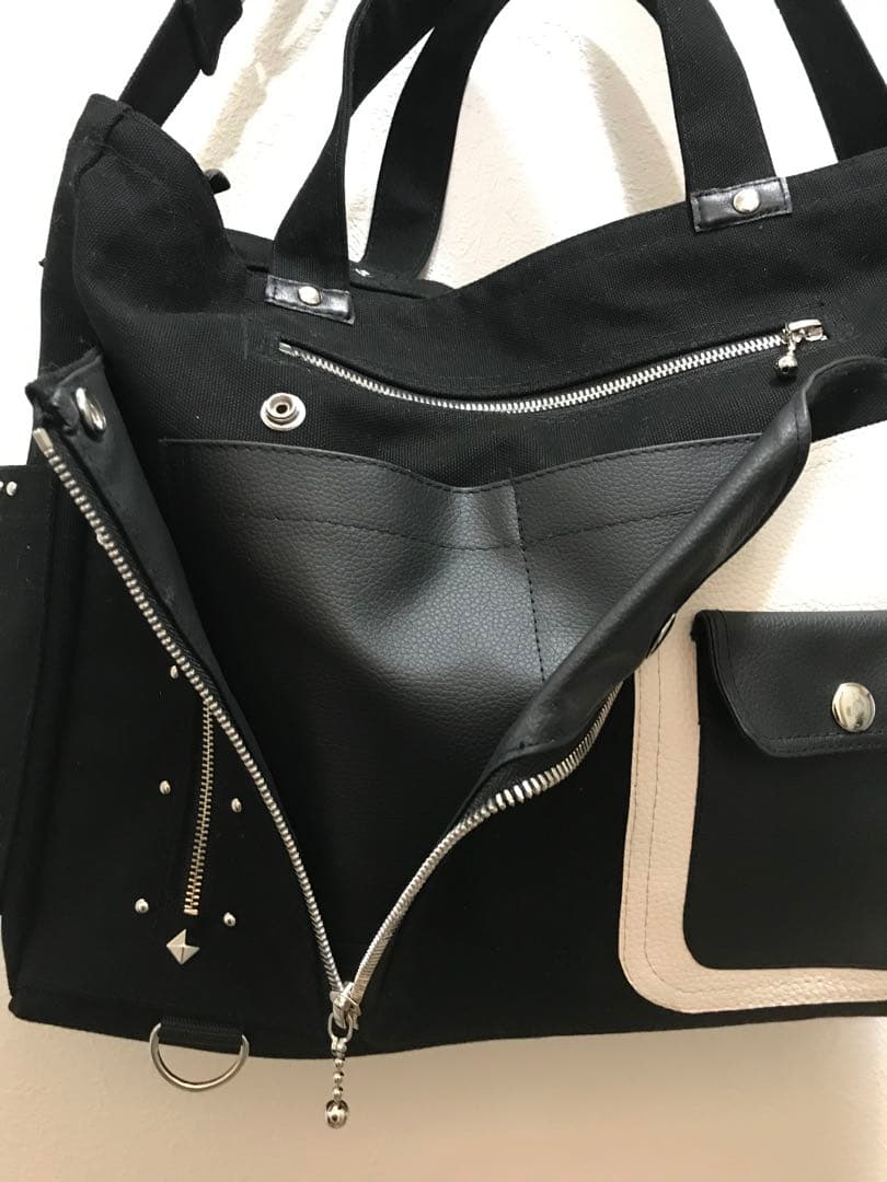 GlyPhS original BIG ライダース トートバッグショルダー