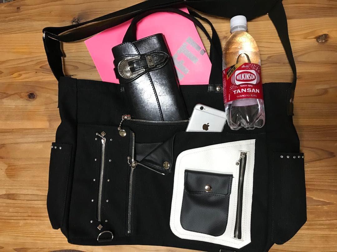 GlyPhS original BIG ライダース トートバッグショルダー