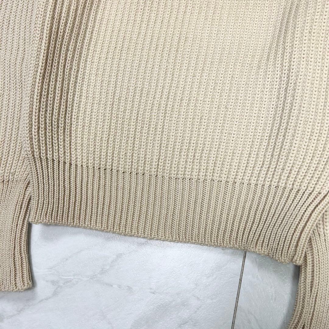 美品 ヴィズヴィム VISVIM クルーネック ニット セーター アイボリー