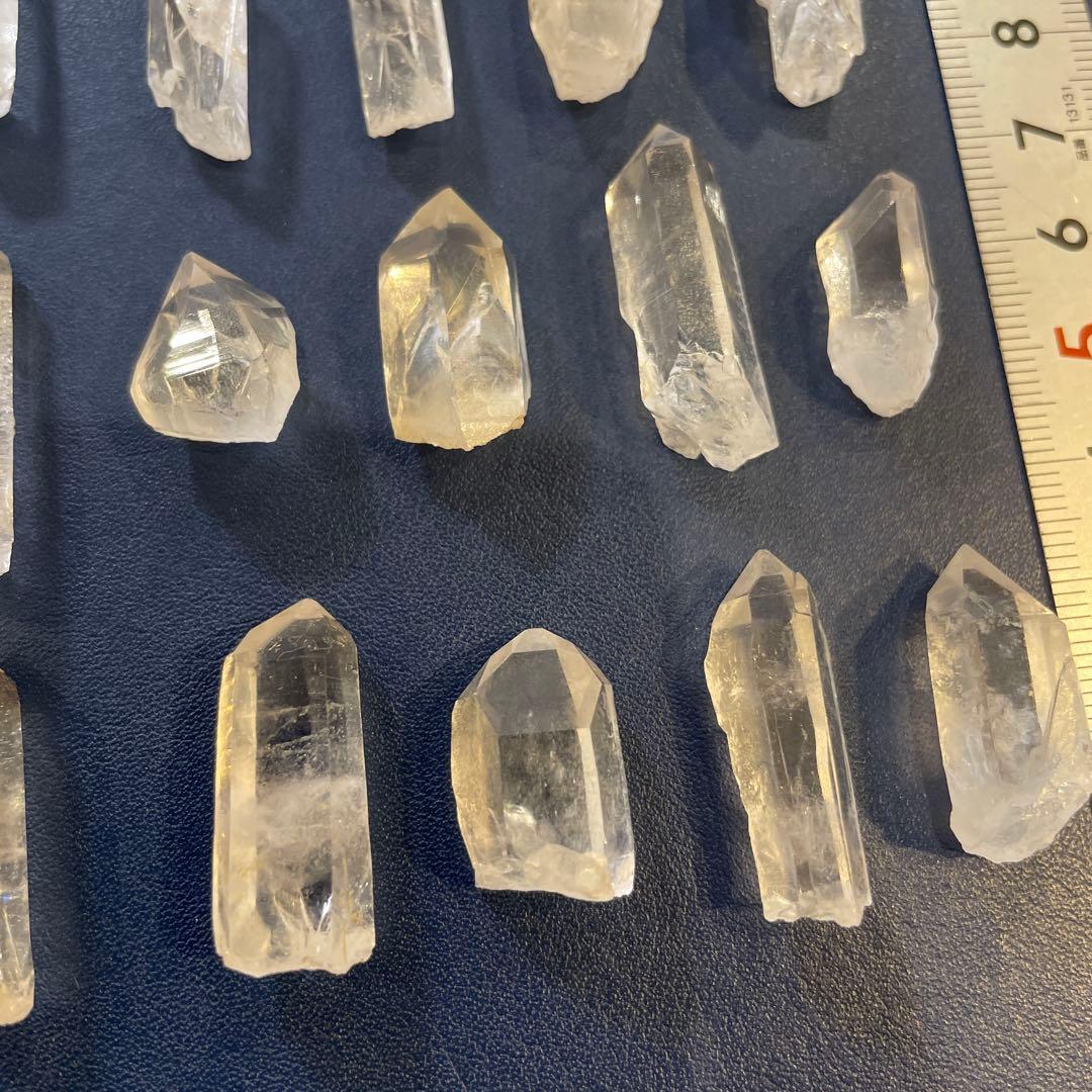 【国産鉱物】乙女鉱山産　水晶18本セット