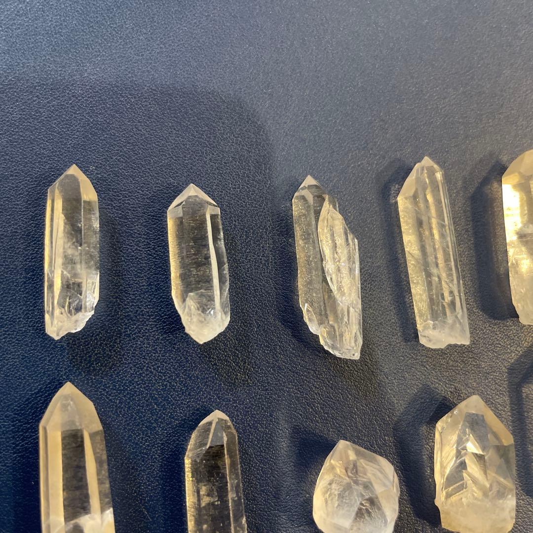 【国産鉱物】乙女鉱山産　水晶18本セット