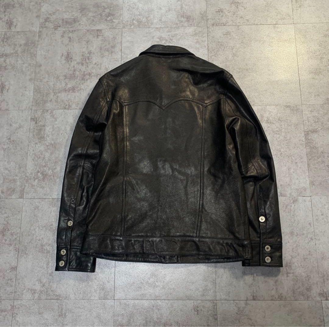 ジャケット・アウター collars real leather tracker jacket
