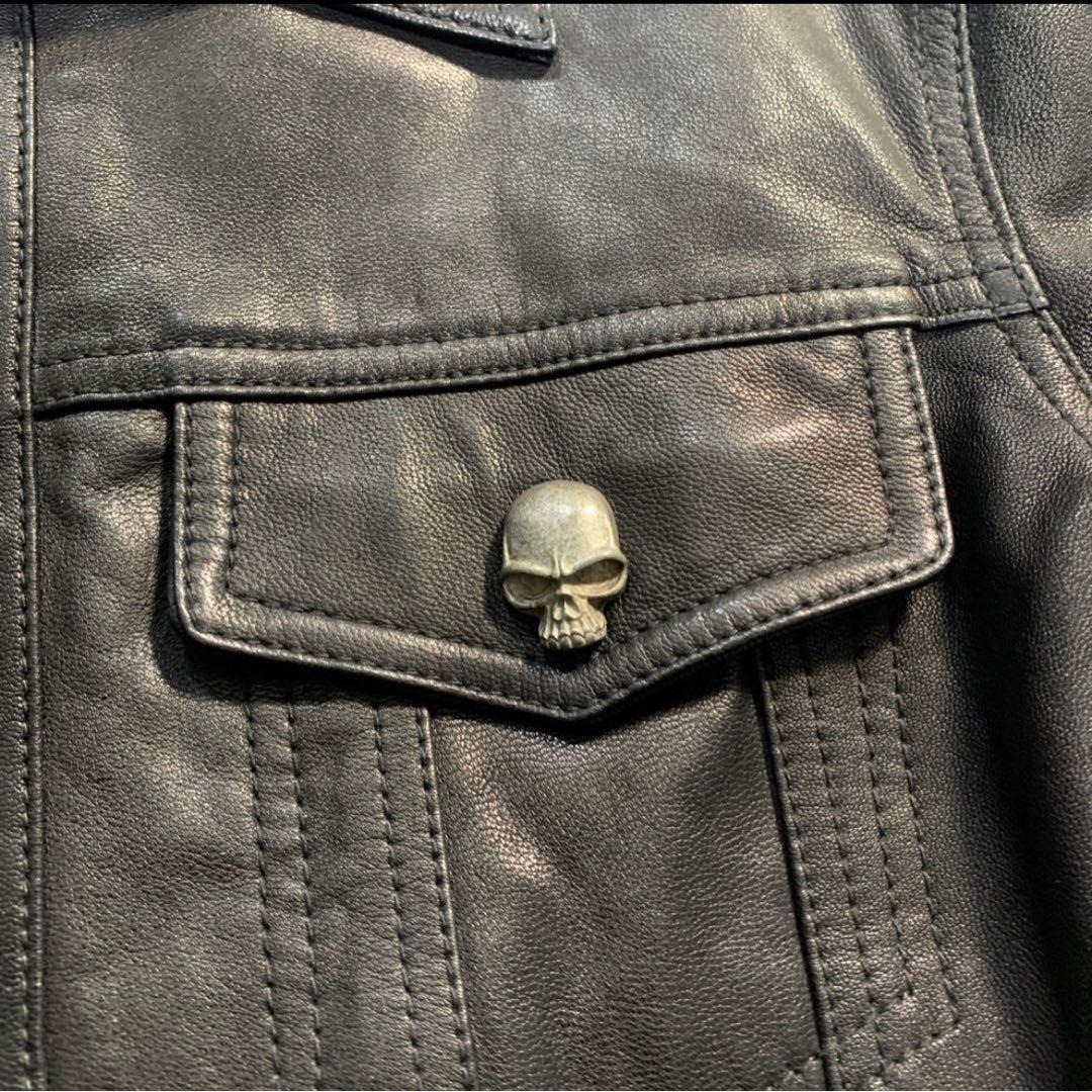 ジャケット・アウター collars real leather tracker jacket