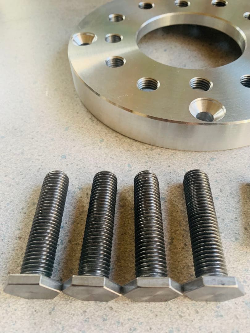 直吊りフレーム+リアハブ変換スペーサー+スパイクフレームキャップ　セット