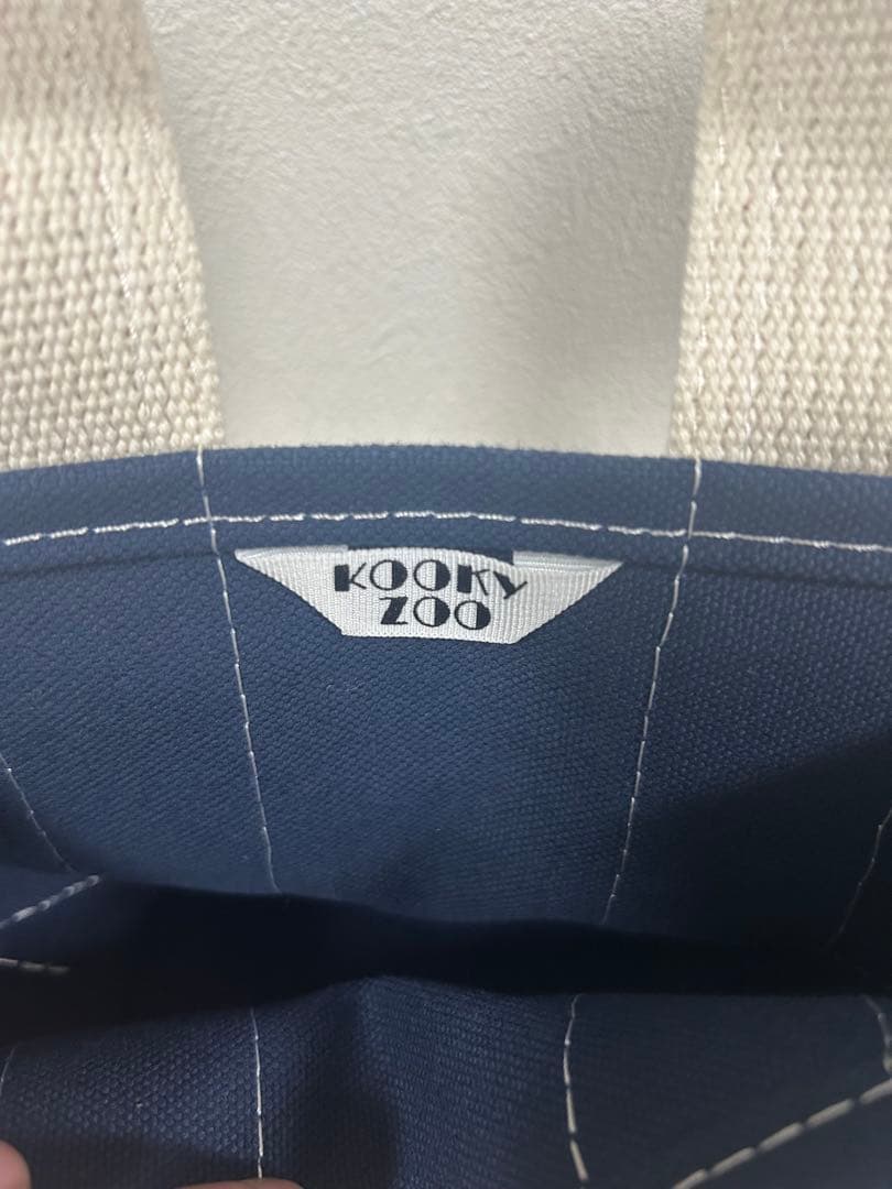 KOOKY ZOO ミニトートバッグ ネイビー