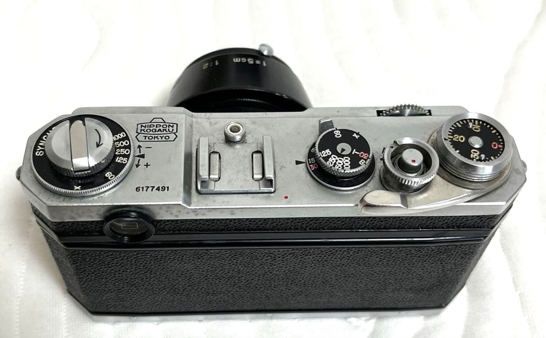 Nikon S2 フィルムカメラ レザーケース付き　後期