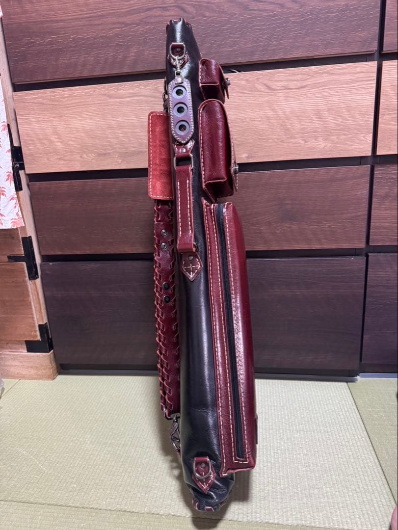 OWL 2×4 キューケース　ワインレッド