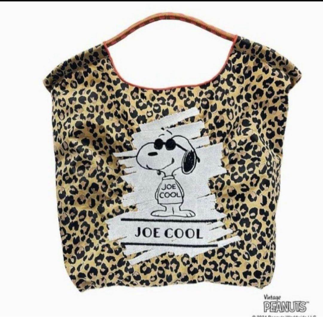 Ball & Chain スヌーピー 大阪限定　レオパード柄　Mサイズ　ベージュ