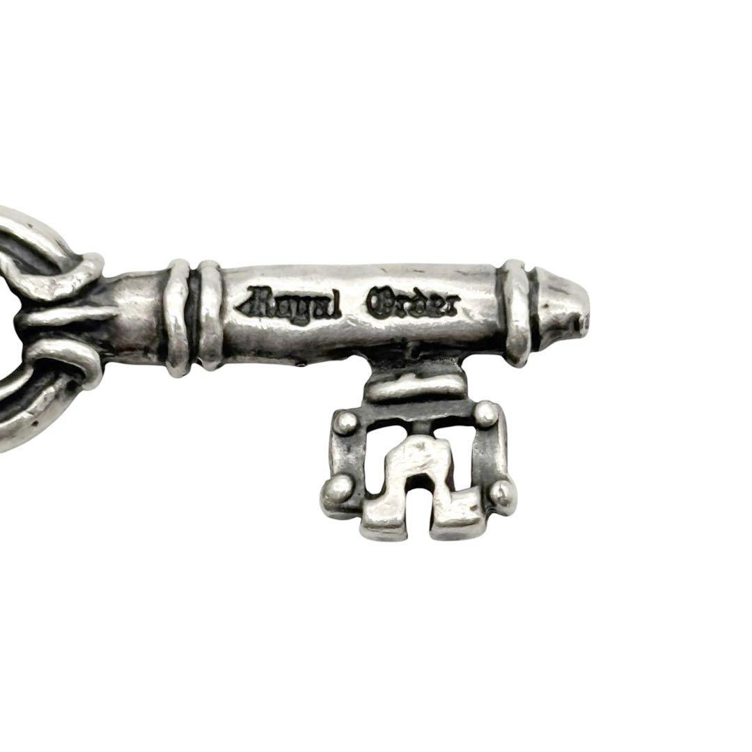 美品◎ ロイヤルオーダー スモールキーチャーム ネックレス 男女兼用 シルバー