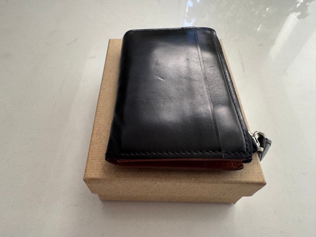 GANZO ブラック レザー ケース