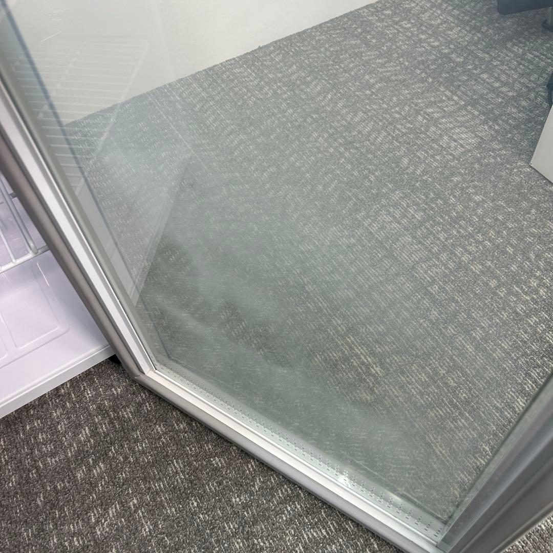 103業務用 冷蔵ショーケース オフィスコンビニ XW-105 左右開き 小型