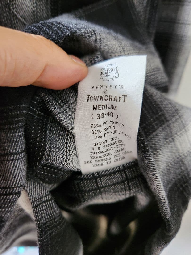 トップス TOWN CRAFT 50S W-FLAP LOOP COLLAR SHIRT