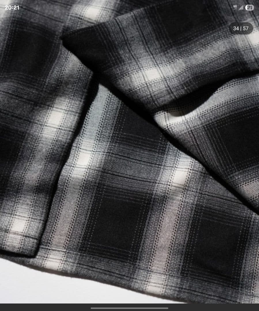 トップス TOWN CRAFT 50S W-FLAP LOOP COLLAR SHIRT