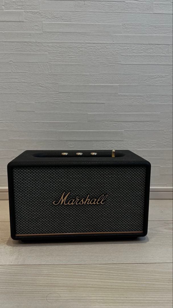 【箱付き】Marshall Bluetoothスピーカー ACTON3 ブラック
