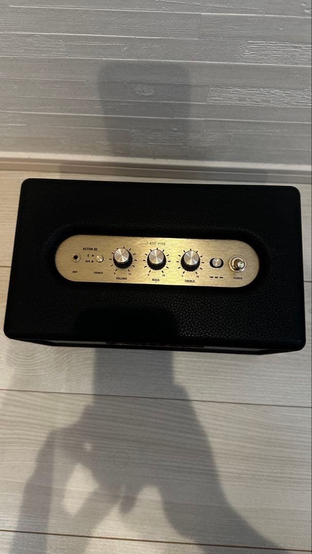 【箱付き】Marshall Bluetoothスピーカー ACTON3 ブラック