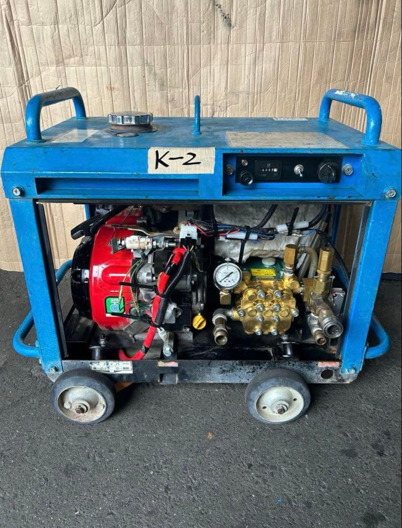 K2 ツルミHPJ-5ESM高圧洗浄機防音ガン・高圧ホース・給排水ホースセット