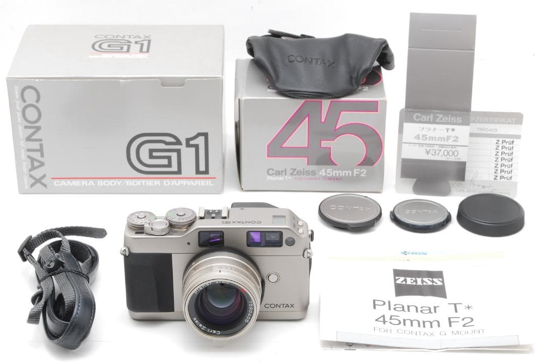 【美品 箱付き】Contax G1 + Carl Zeiss 45mm F2