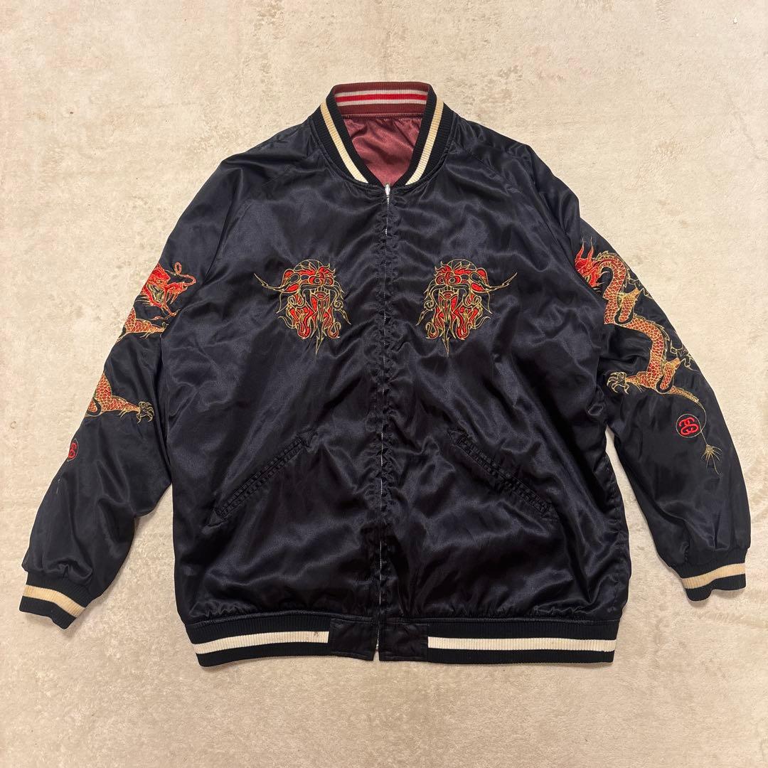 ジャケット・アウター STUSSY 07AW LEO DRAGON Souvenir Jacket