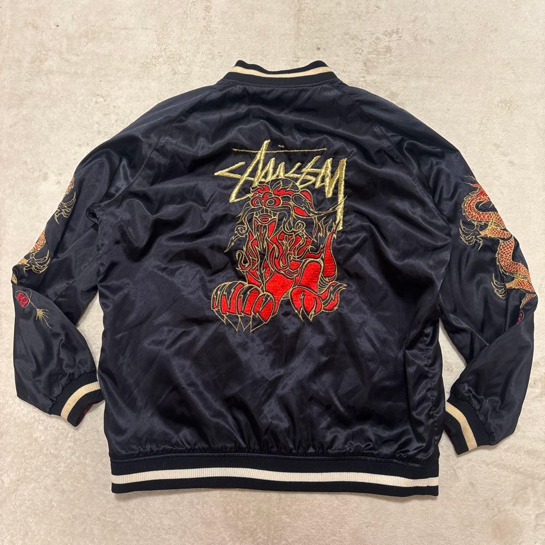 ジャケット・アウター STUSSY 07AW LEO DRAGON Souvenir Jacket