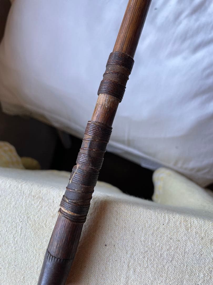 アンティーク　木製　ゴルフ　クラブ　ヒッコリー　アイアン　C　100年　アメリカ