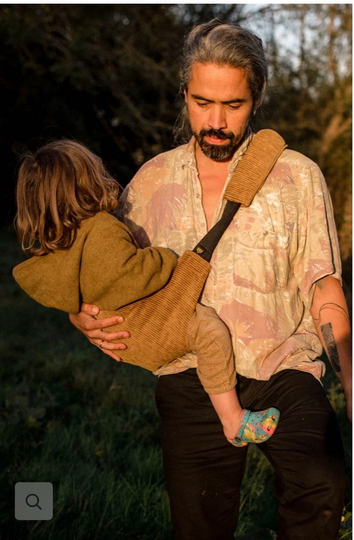 お値下げ！WILDRIDE コーデュロイ抱っこ紐 ベージュ