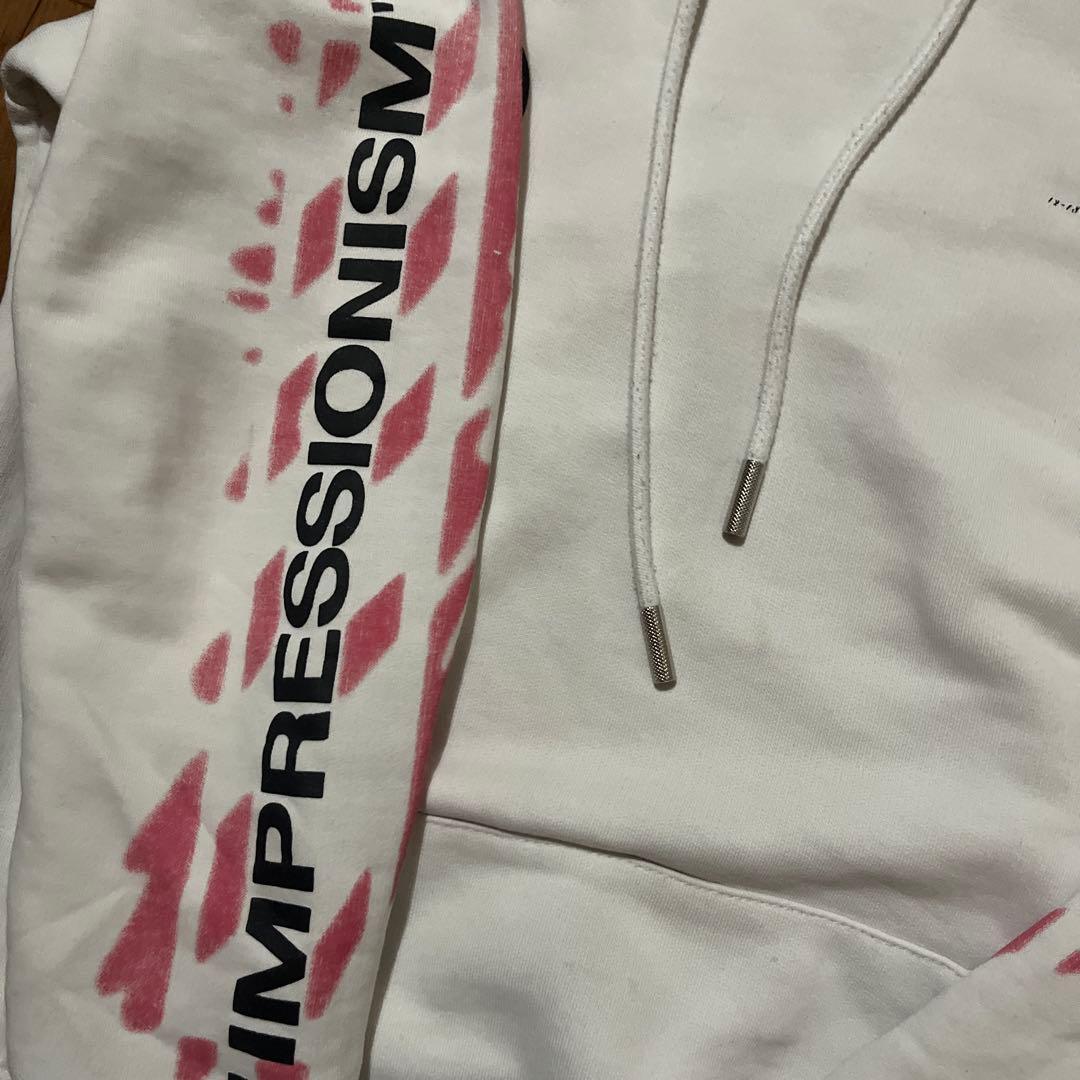 off-white パーカー　オフホワイト