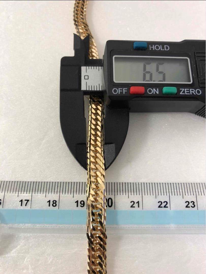 16面 トリプル 18K ブレスレット