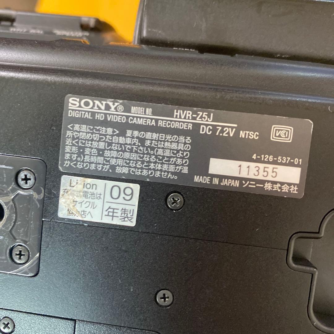 【通電時間65×10H】SONY HVR-Z5J 業務用HDVカムコーダー