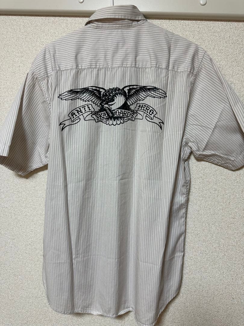 Supreme ストライプ 半袖シャツ M ANTI HERO