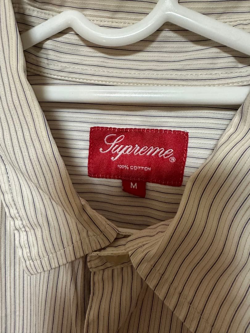 Supreme ストライプ 半袖シャツ M ANTI HERO