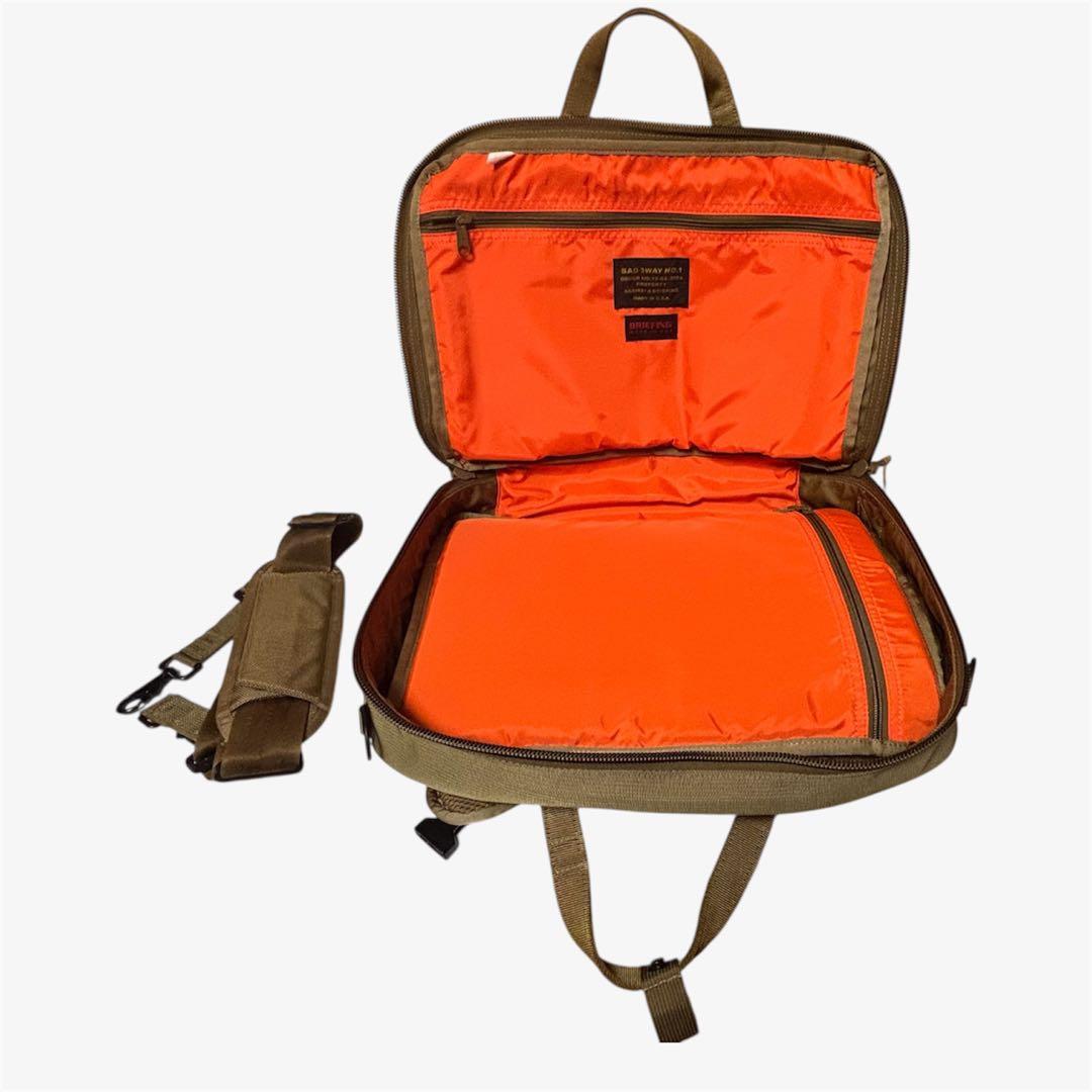 ブリーフィングBRIEFING × BEAMS PLUS 別注 3WAYBAG