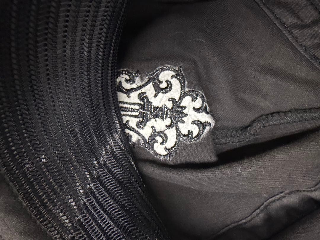 K*n様 クロムハーツ　黒の刺繍ベースボールキャップ