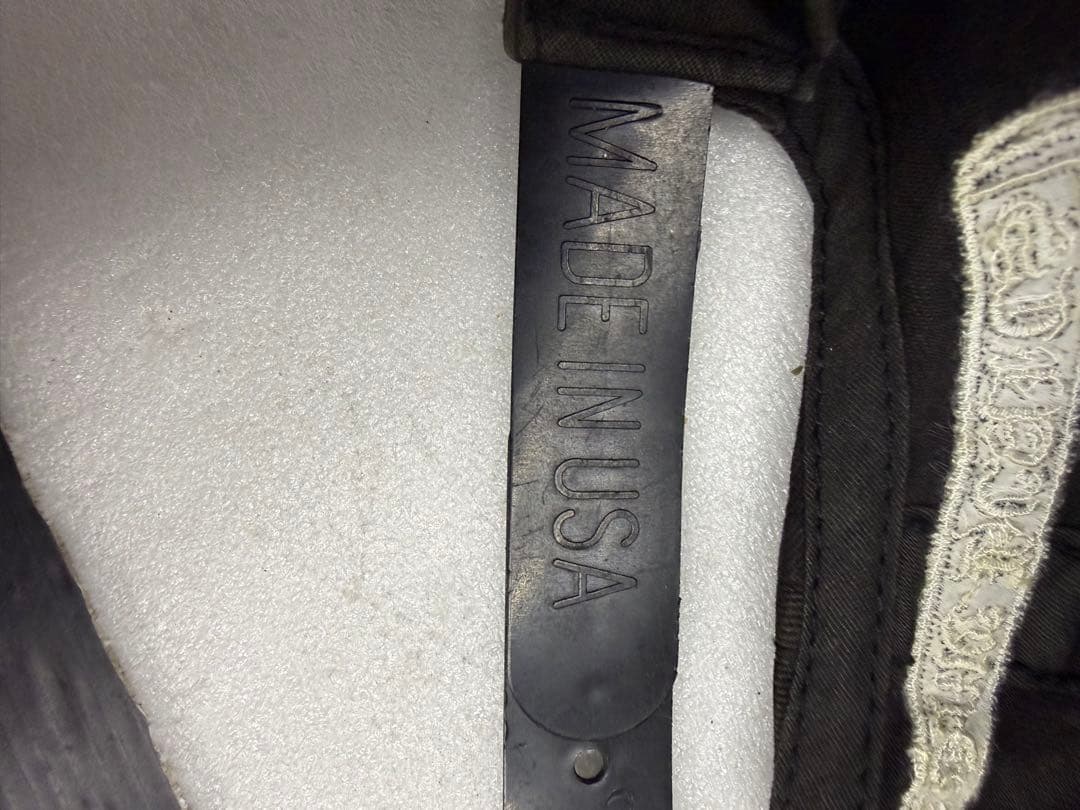 K*n様 クロムハーツ　黒の刺繍ベースボールキャップ