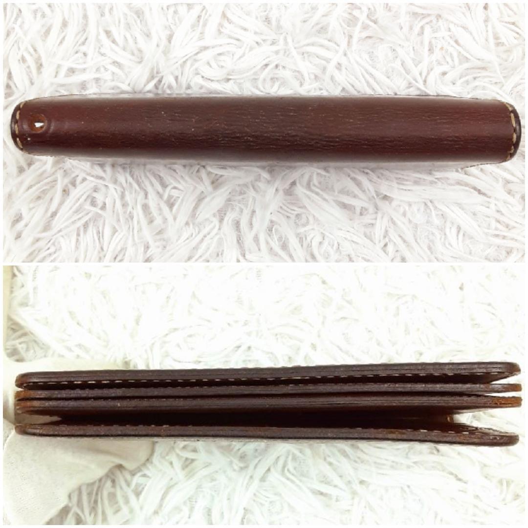 未使用級極美品◎Funny ファニー 長財布 ロングウォレット ブラウン 本革