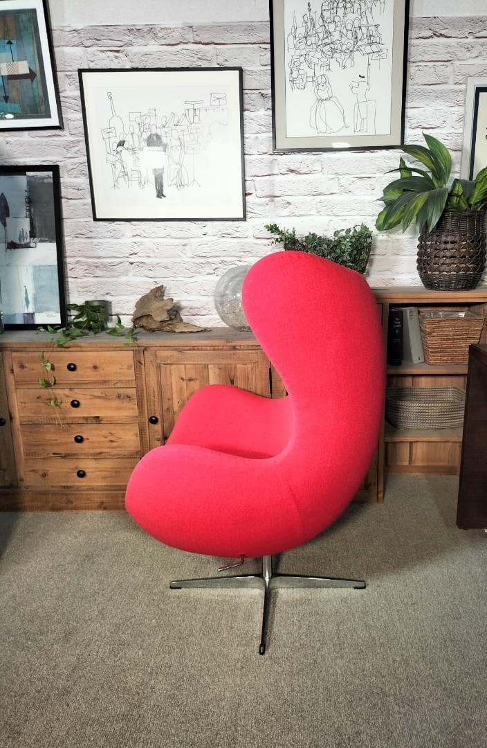 【SALE】エッグチェア◆リプロダクト◆パーソナルチェア1脚◆2503A⑤