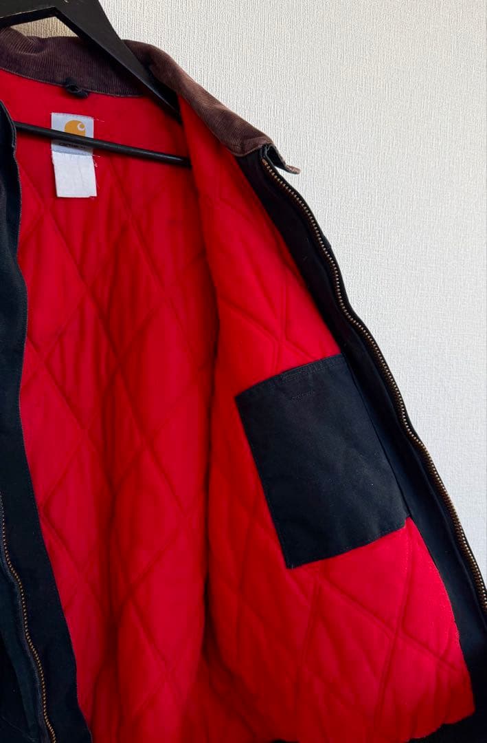 超超スペシャル 90s アメリカ製 カーハート サンタフェジャケット XL 黒