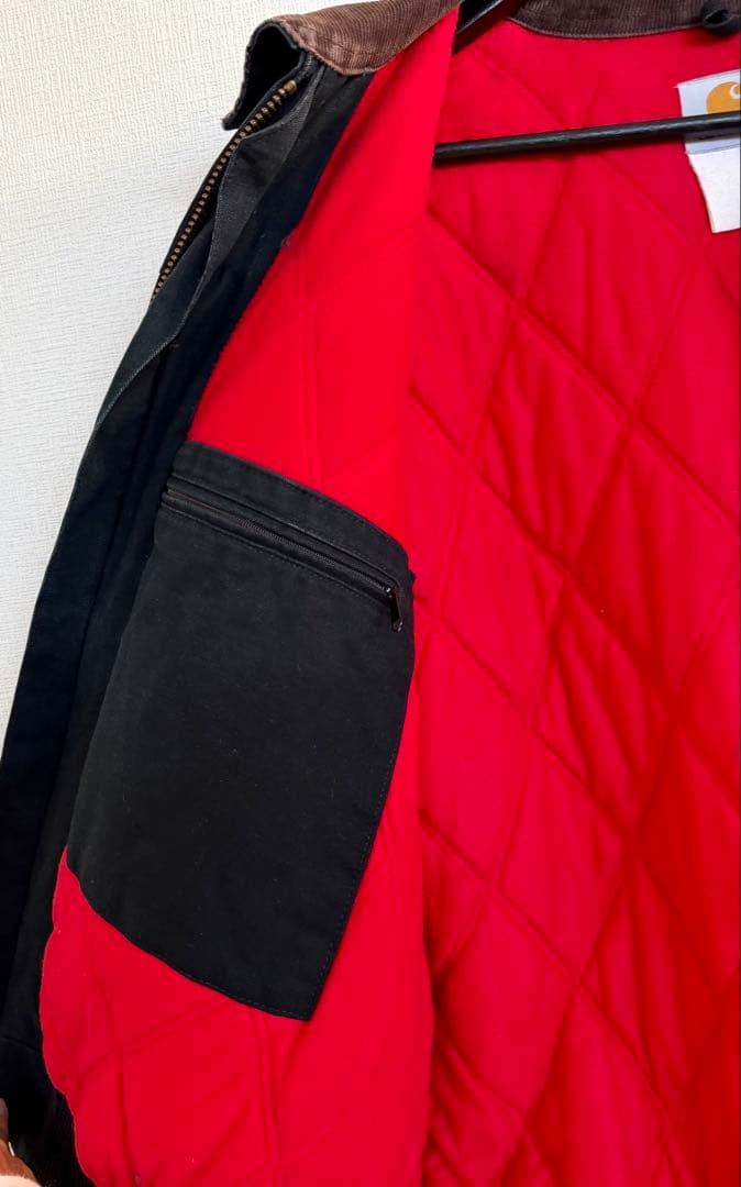 超超スペシャル 90s アメリカ製 カーハート サンタフェジャケット XL 黒