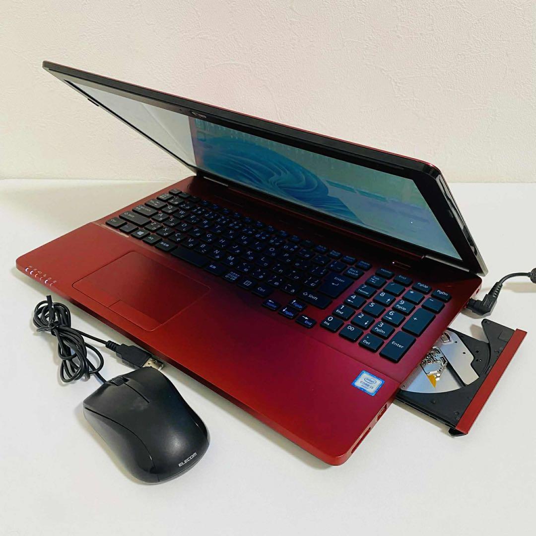 Y992 FujitsuノートパソコンSSD高速 Windows11オフィス付き